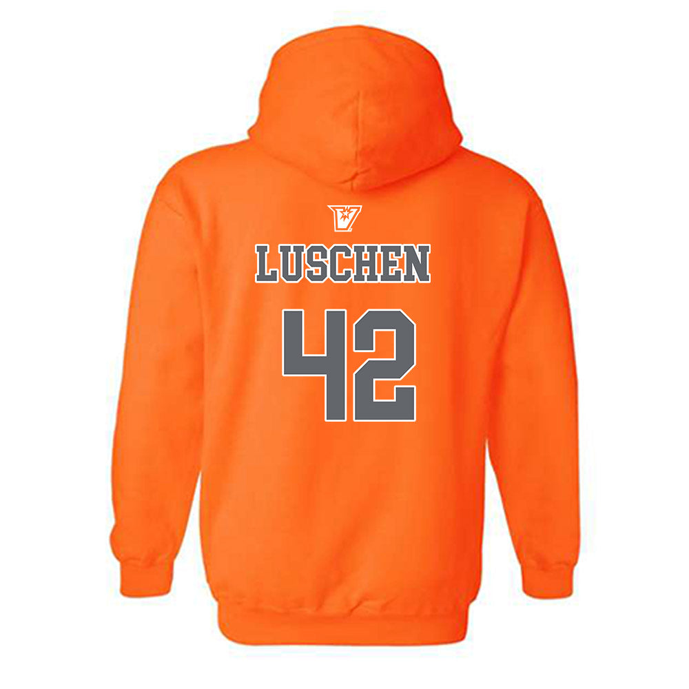 UTRGV - NCAA Football : Nathan Luschen - Classic Shersey Hooded Sweatshirt-1