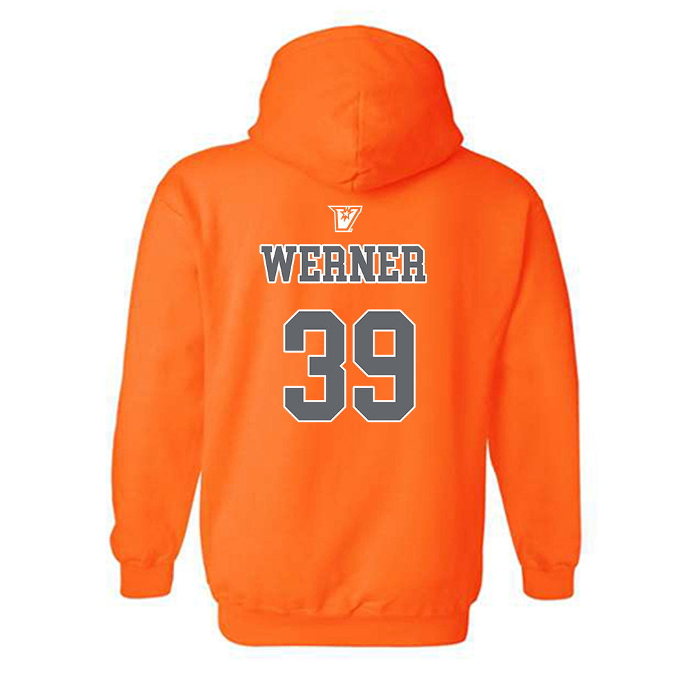 UTRGV - NCAA Football : Shane Werner - Classic Shersey Hooded Sweatshirt-1