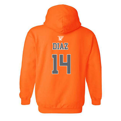 UTRGV - NCAA Football : Tony diaz - Classic Shersey Hooded Sweatshirt-1