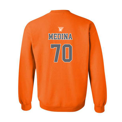 UTRGV - NCAA Football : Frank Medina - Classic Shersey Crewneck Sweatshirt-1