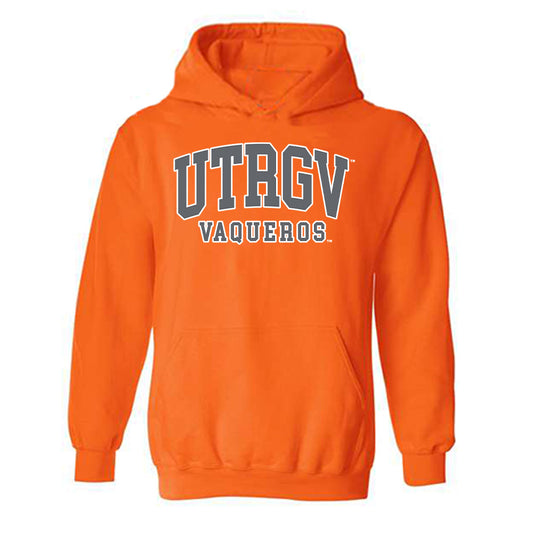 UTRGV - NCAA Baseball : Aaron Sanchez - Classic Shersey Hooded Sweatshirt-0