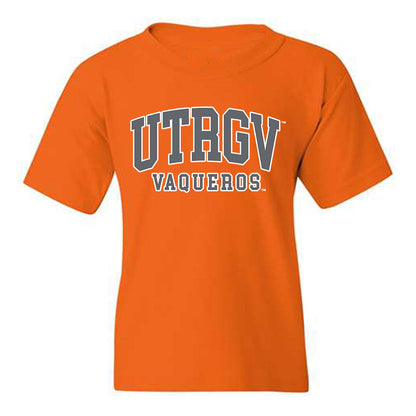 UTRGV - NCAA Football : Justin Herman - Classic Shersey Youth T-Shirt-0