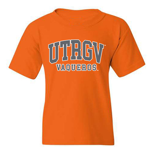 UTRGV - NCAA Football : Nick Hughes - Classic Shersey Youth T-Shirt-0