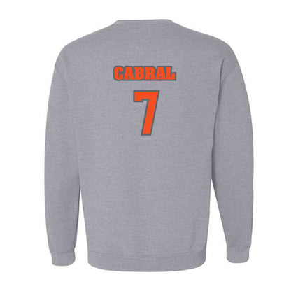 UTRGV - NCAA Baseball : Angelo Cabral - Crewneck Sweatshirt Classic Shersey