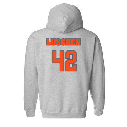 UTRGV - NCAA Football : Nathan Luschen - Classic Shersey Hooded Sweatshirt-1