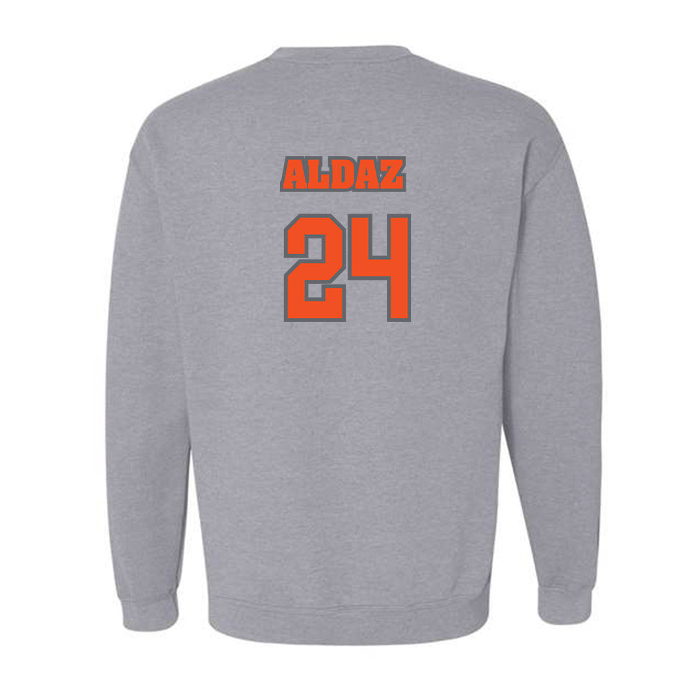 UTRGV - NCAA Baseball : Jesus Aldaz - Crewneck Sweatshirt Classic Shersey