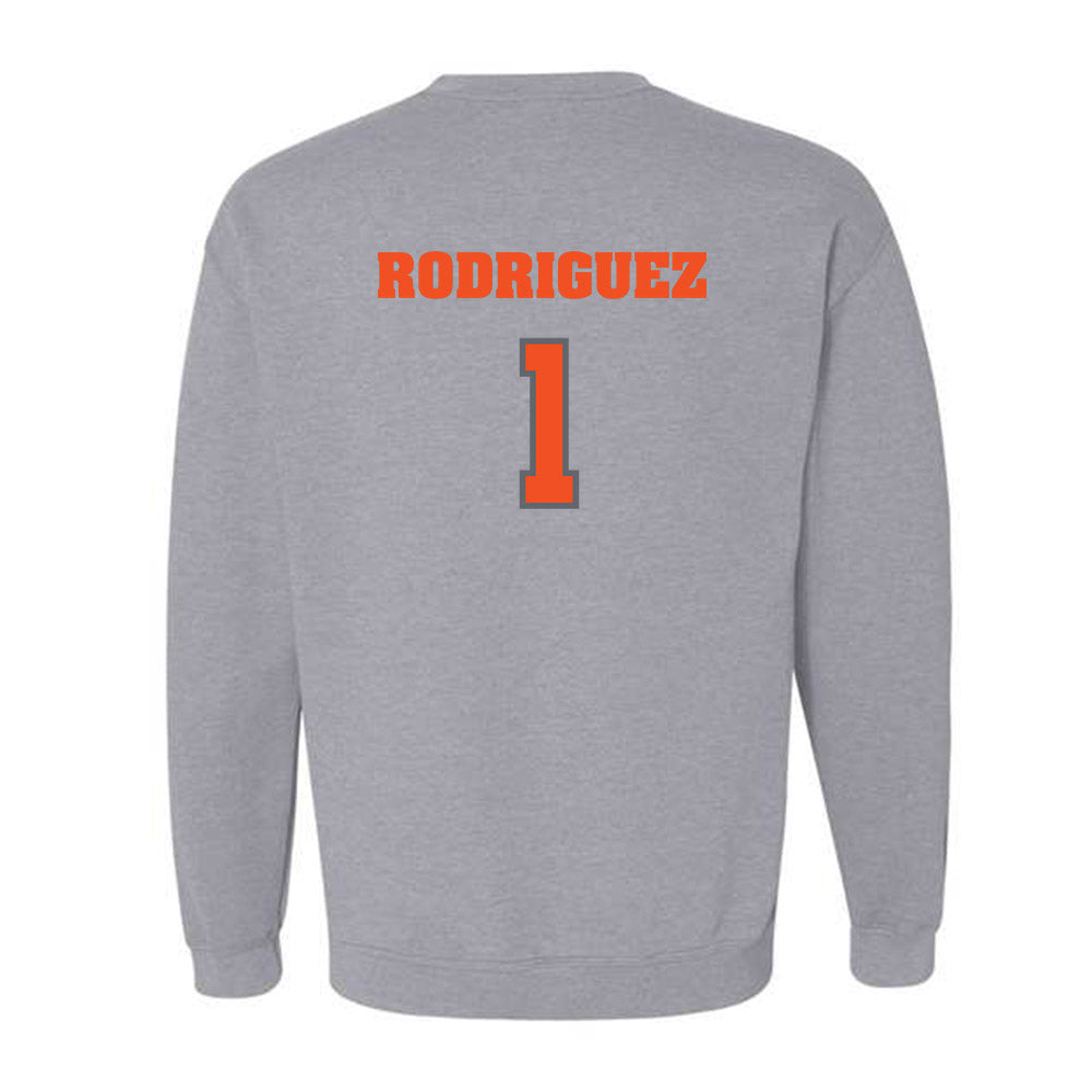 UTRGV - NCAA Baseball : Damian Rodriguez - Crewneck Sweatshirt Classic Shersey