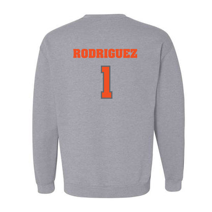 UTRGV - NCAA Baseball : Damian Rodriguez - Crewneck Sweatshirt Classic Shersey