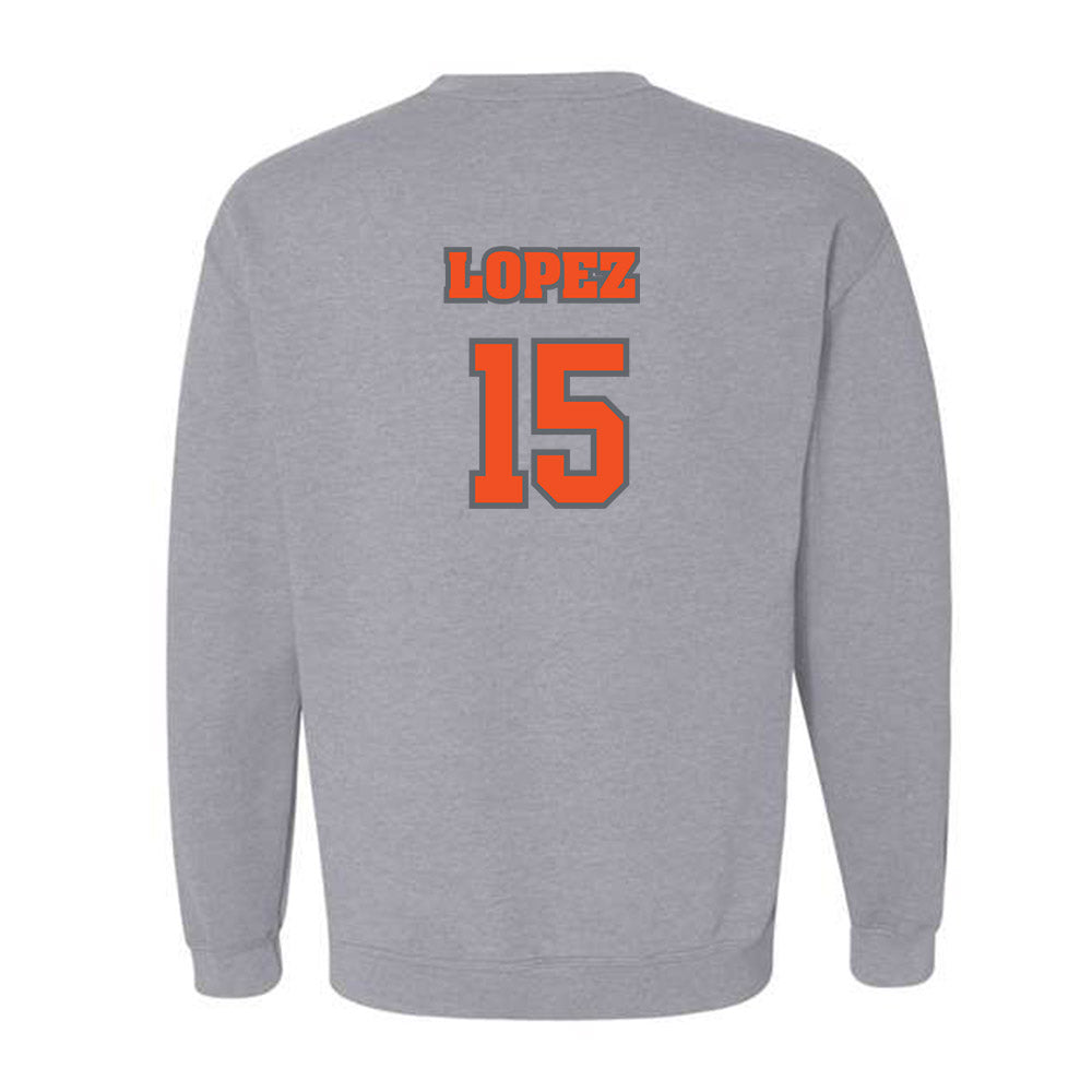 UTRGV - NCAA Baseball : Jack Lopez - Crewneck Sweatshirt Classic Shersey