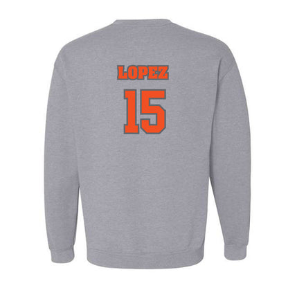 UTRGV - NCAA Baseball : Jack Lopez - Crewneck Sweatshirt Classic Shersey