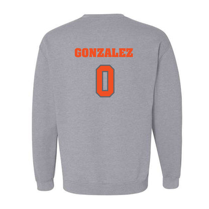 UTRGV - NCAA Baseball : Rudy Gonzalez - Classic Shersey Crewneck Sweatshirt-1