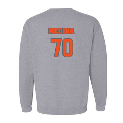 UTRGV - NCAA Football : Frank Medina - Classic Shersey Crewneck Sweatshirt-1