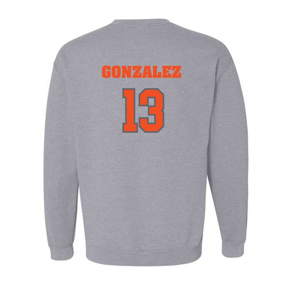 UTRGV - NCAA Baseball : Roberto Gonzalez - Crewneck Sweatshirt Classic Shersey