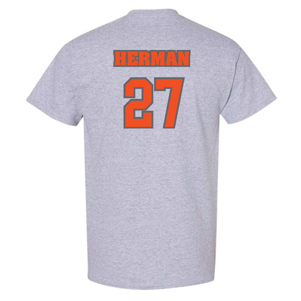 UTRGV - NCAA Football : Justin Herman - Classic Shersey T-Shirt-1