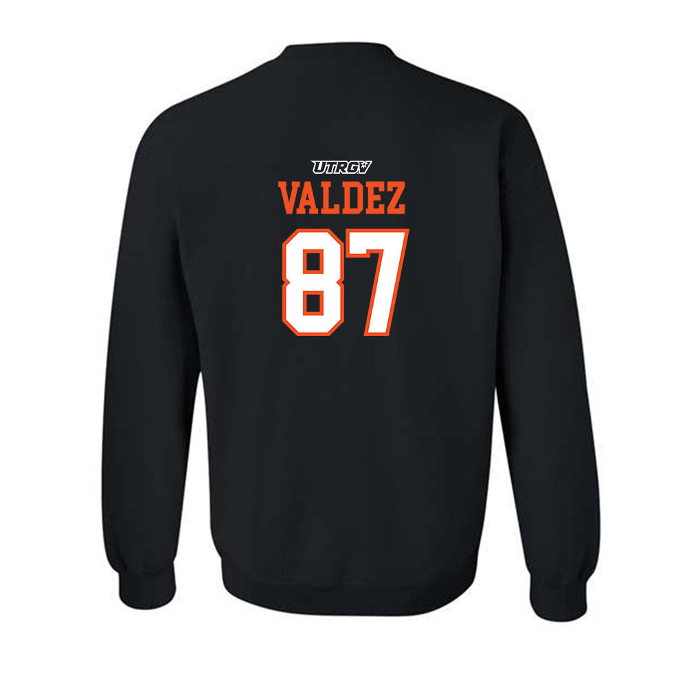 UTRGV - NCAA Football : Luke Valdez - Classic Shersey Crewneck Sweatshirt-1