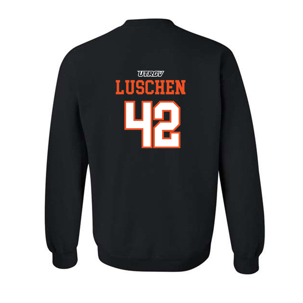 UTRGV - NCAA Football : Nathan Luschen - Classic Shersey Crewneck Sweatshirt-1