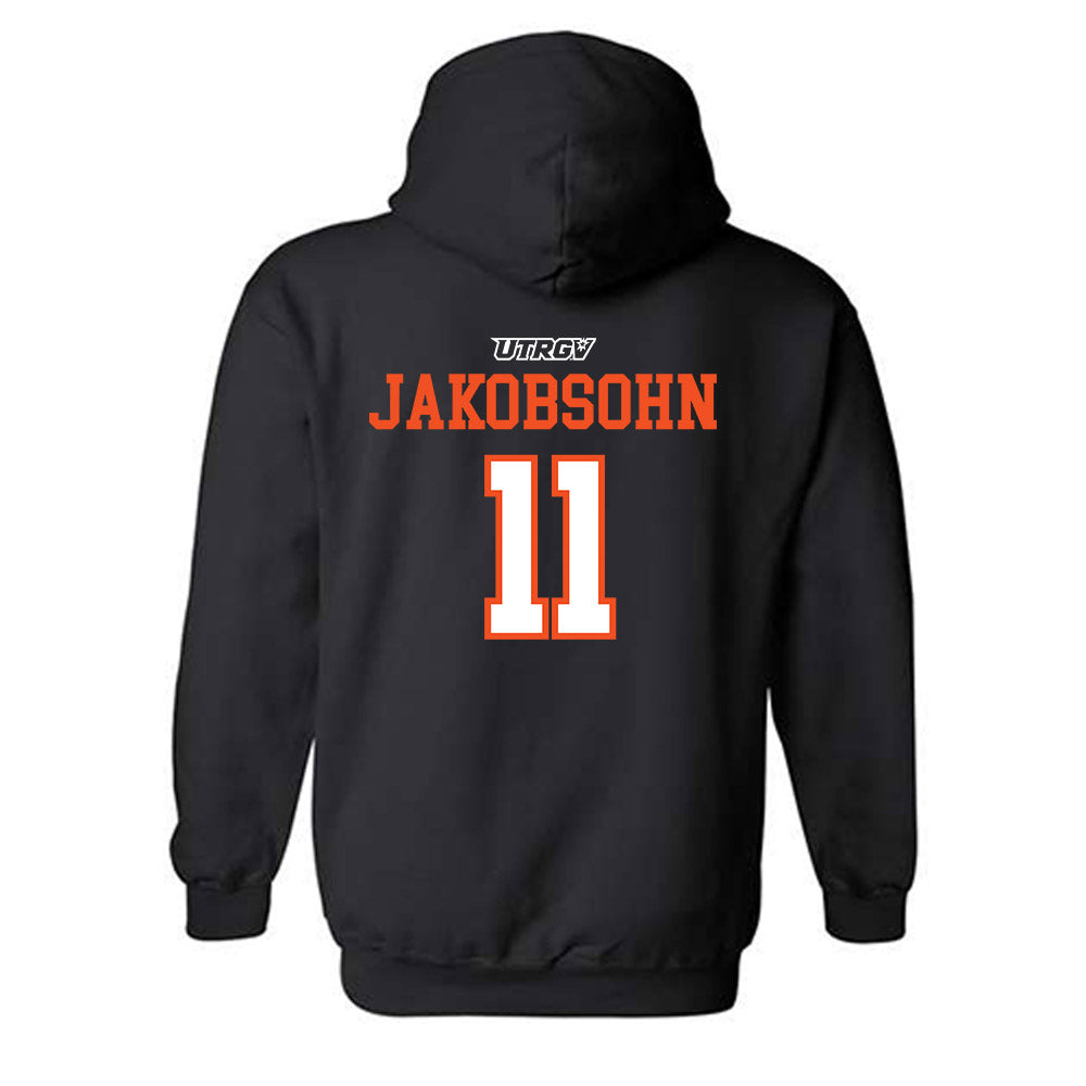 UTRGV - NCAA Football : Aidan Jakobsohn - Classic Shersey Hooded Sweatshirt-1