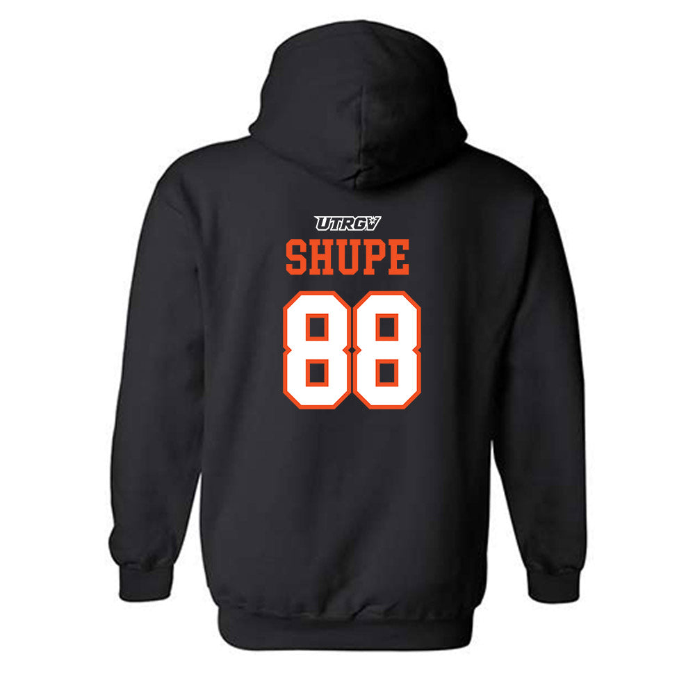 UTRGV - NCAA Football : Jaxson Shupe - Classic Shersey Hooded Sweatshirt-1