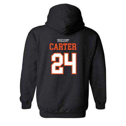 UTRGV - NCAA Baseball : Cameron Carter - Classic Shersey Hooded Sweatshirt-1