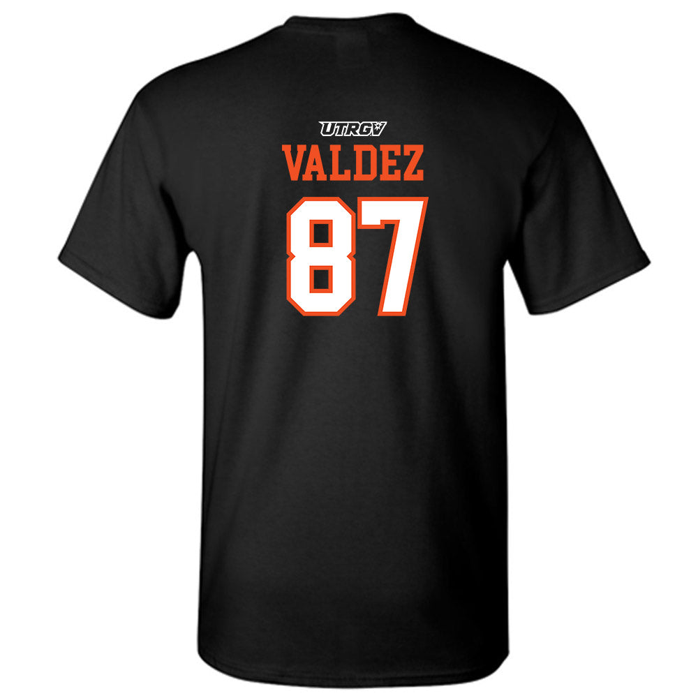 UTRGV - NCAA Football : Luke Valdez - Classic Shersey T-Shirt-1