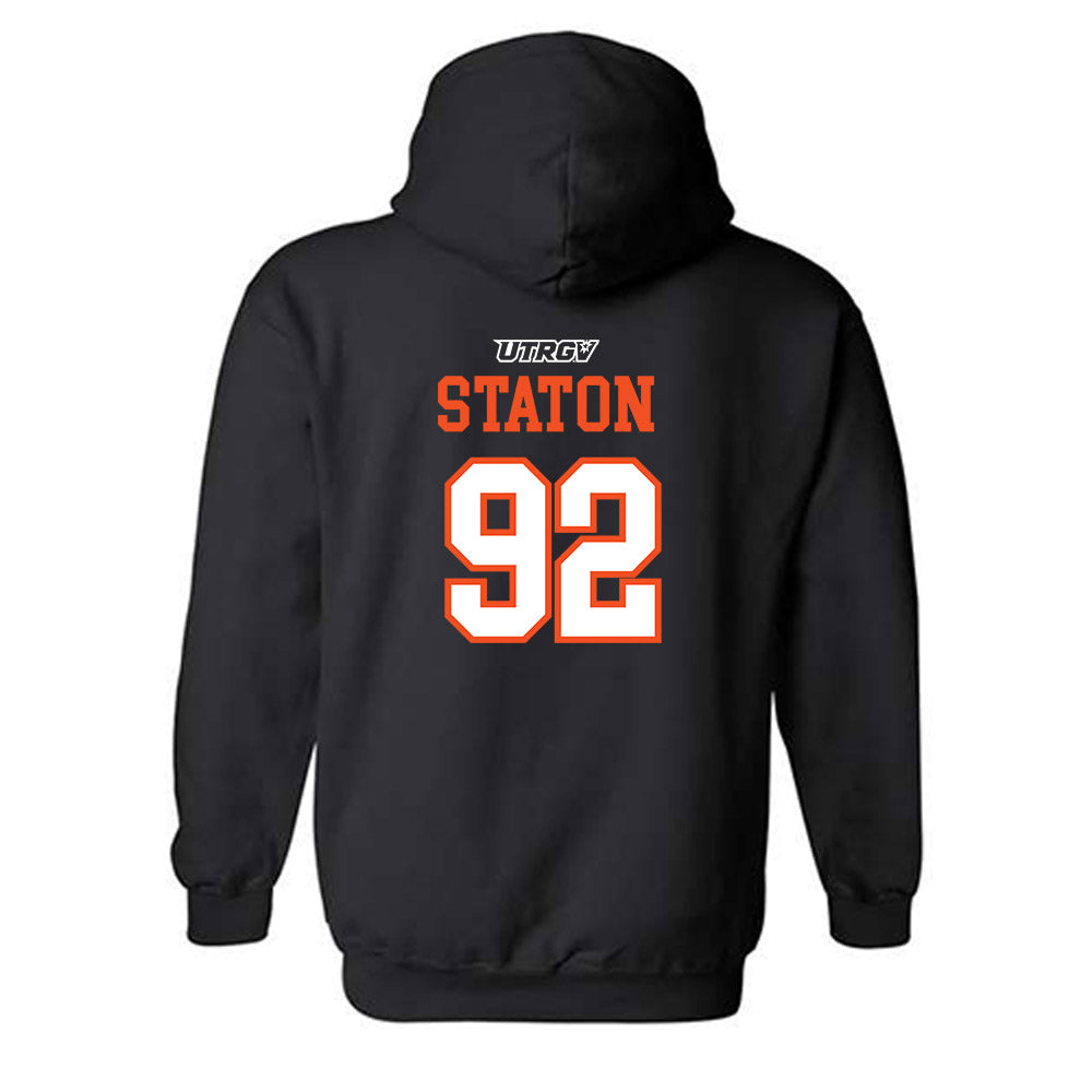 UTRGV - NCAA Football : Tyler Staton - Classic Shersey Hooded Sweatshirt-1