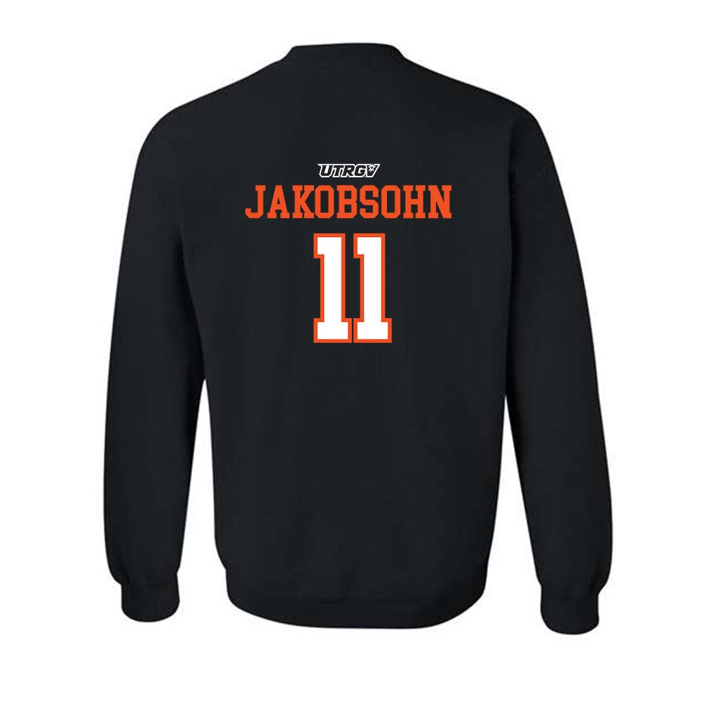 UTRGV - NCAA Football : Aidan Jakobsohn - Classic Shersey Crewneck Sweatshirt-1