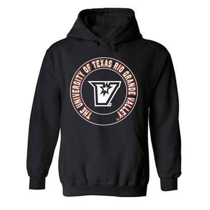 UTRGV - NCAA Men's Track & Field : Jamari Harts - Classic Shersey Hooded Sweatshirt-0