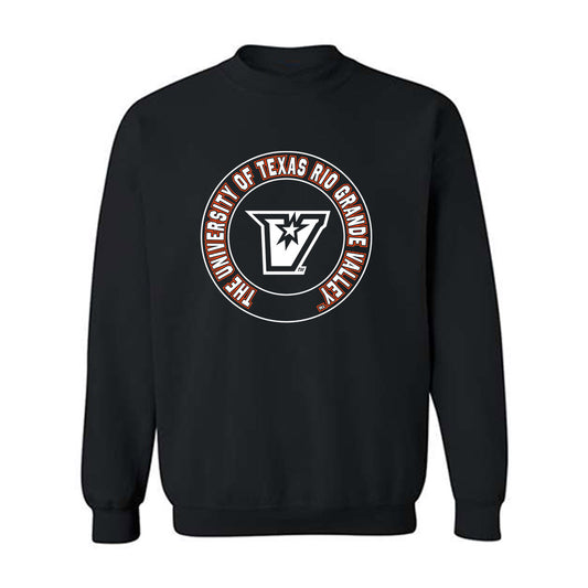 UTRGV - NCAA Football : Jaxson Shupe - Classic Shersey Crewneck Sweatshirt-0