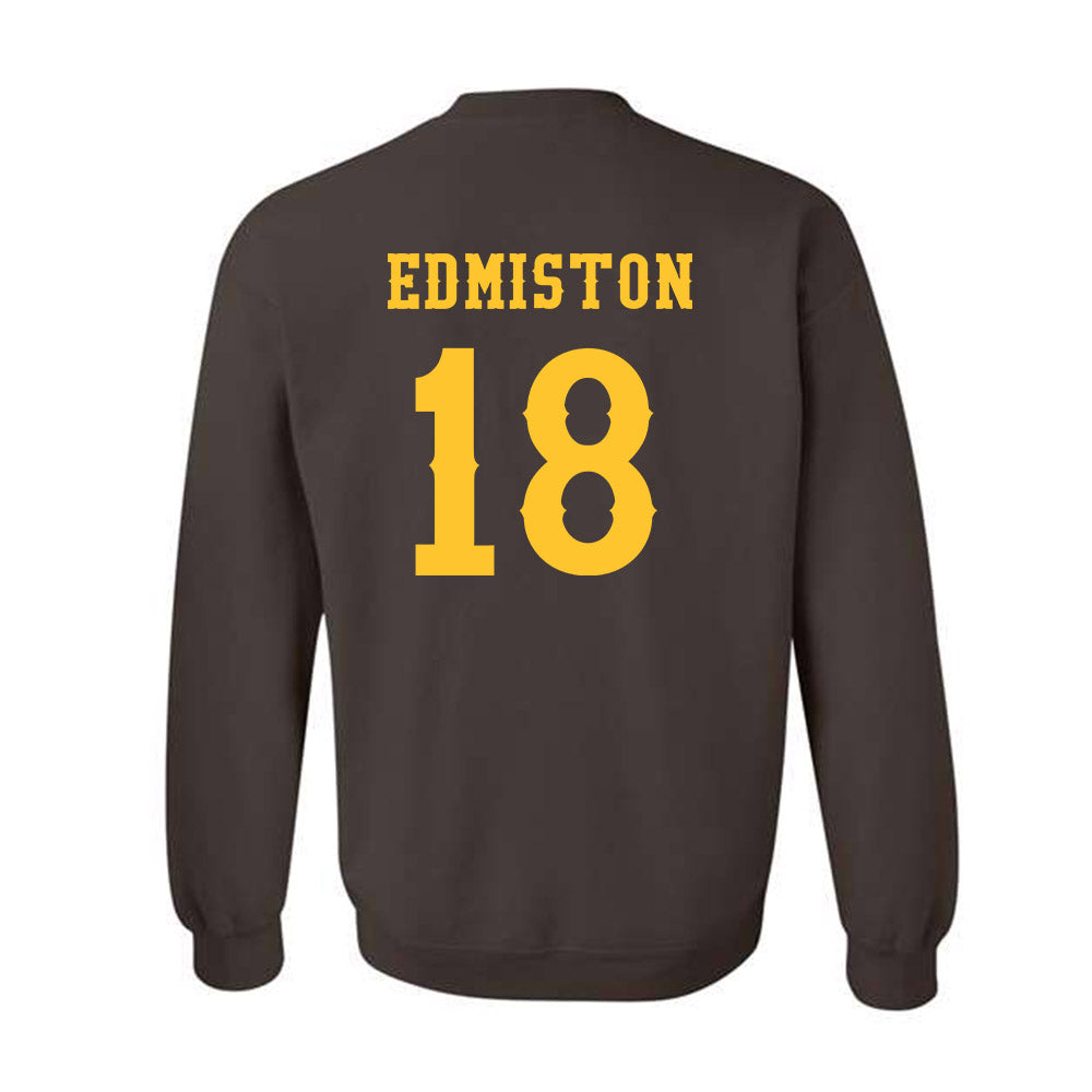 Wyoming - NCAA Football : Bart Edmiston - Classic Shersey Crewneck Sweatshirt-1