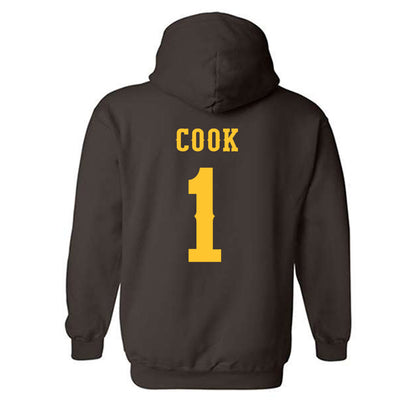 Wyoming - NCAA Men's Basketball : Nigle Cook - Classic Shersey Hooded Sweatshirt