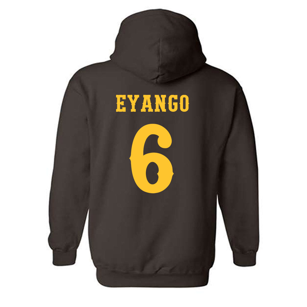 Wyoming - NCAA Women's Basketball : Aurore Eyango - Classic Shersey Hooded Sweatshirt-1