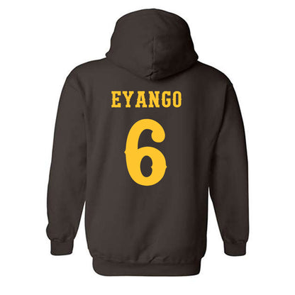 Wyoming - NCAA Women's Basketball : Aurore Eyango - Classic Shersey Hooded Sweatshirt-1
