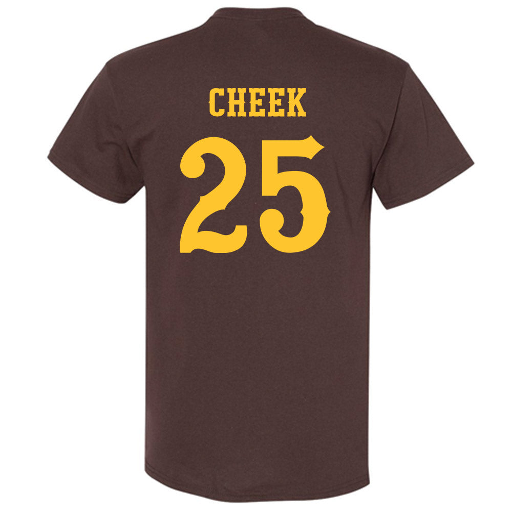Wyoming - NCAA Football : Brooklyn Cheek - Classic Shersey T-Shirt-1