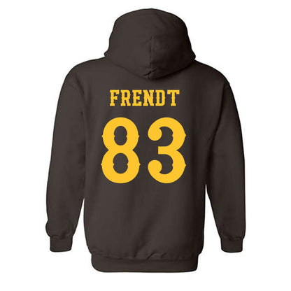 Wyoming - NCAA Football : Kyle Frendt - Classic Shersey Hooded Sweatshirt-1
