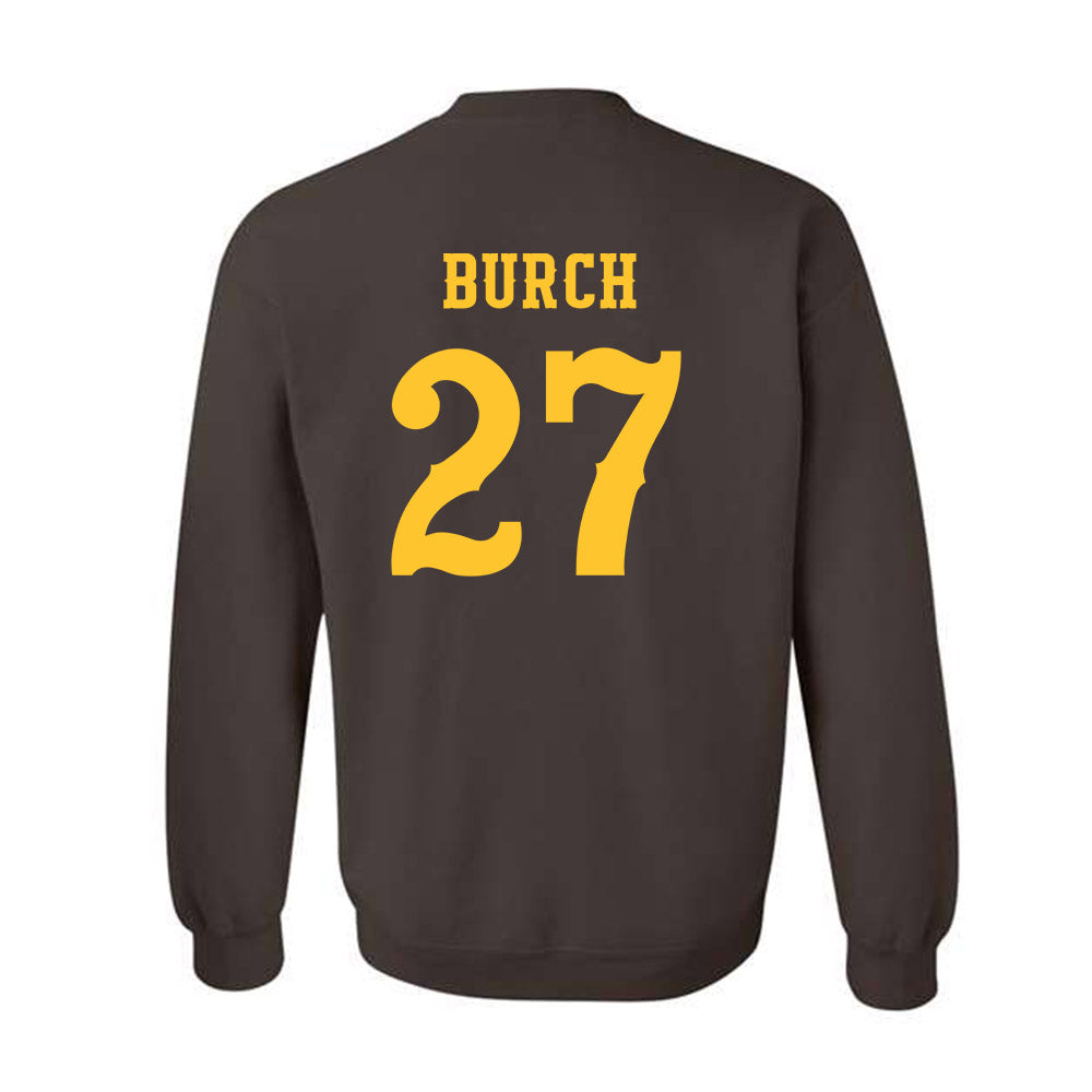 Wyoming - NCAA Football : Dontae Burch - Classic Shersey Crewneck Sweatshirt-1