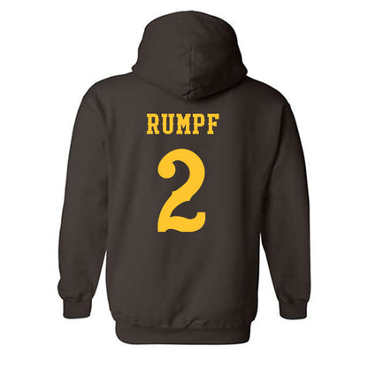 Wyoming - NCAA Women's Basketball : Jane Rumpf - Classic Shersey Hooded Sweatshirt-1