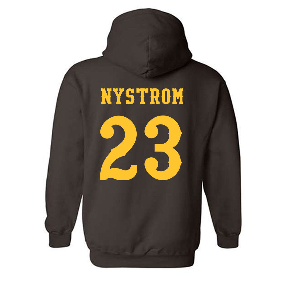Wyoming - NCAA Football : Tyler Nystrom - Classic Shersey Hooded Sweatshirt