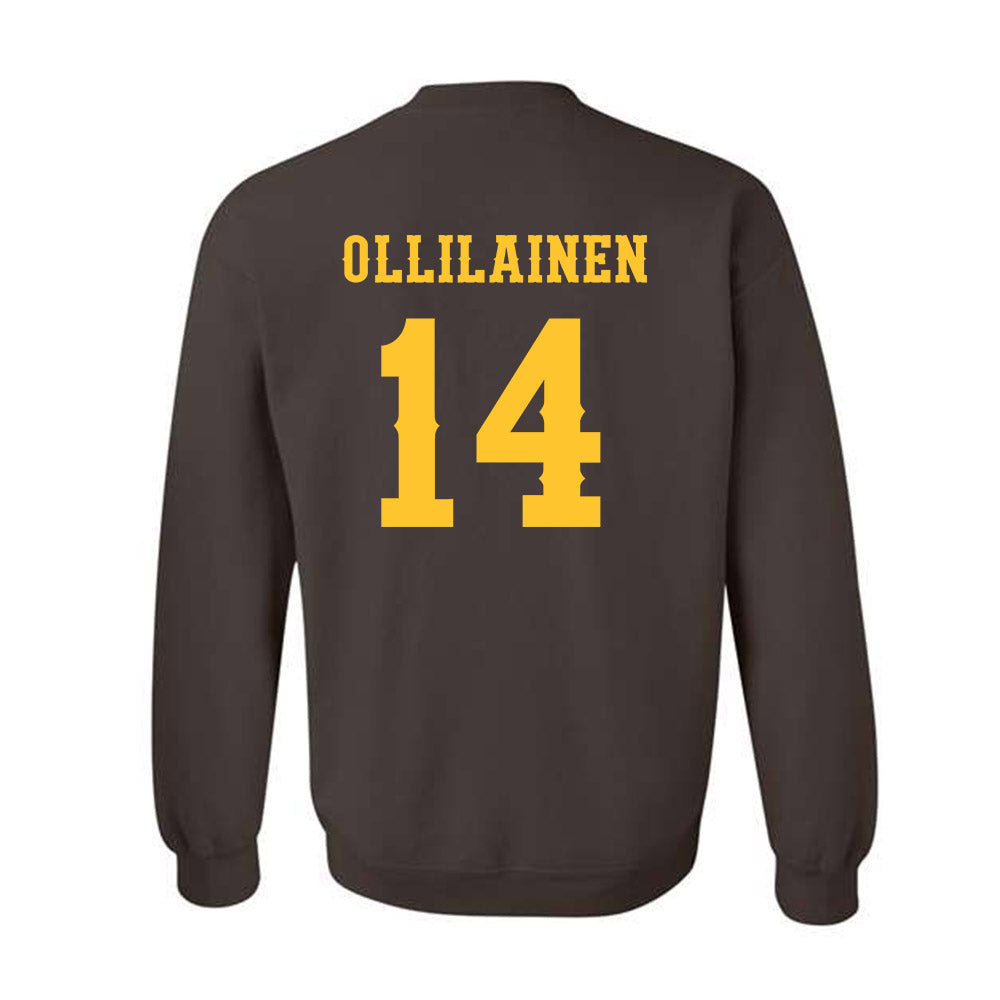 Wyoming - NCAA Women's Basketball : Kati Ollilainen - Classic Shersey Crewneck Sweatshirt-1