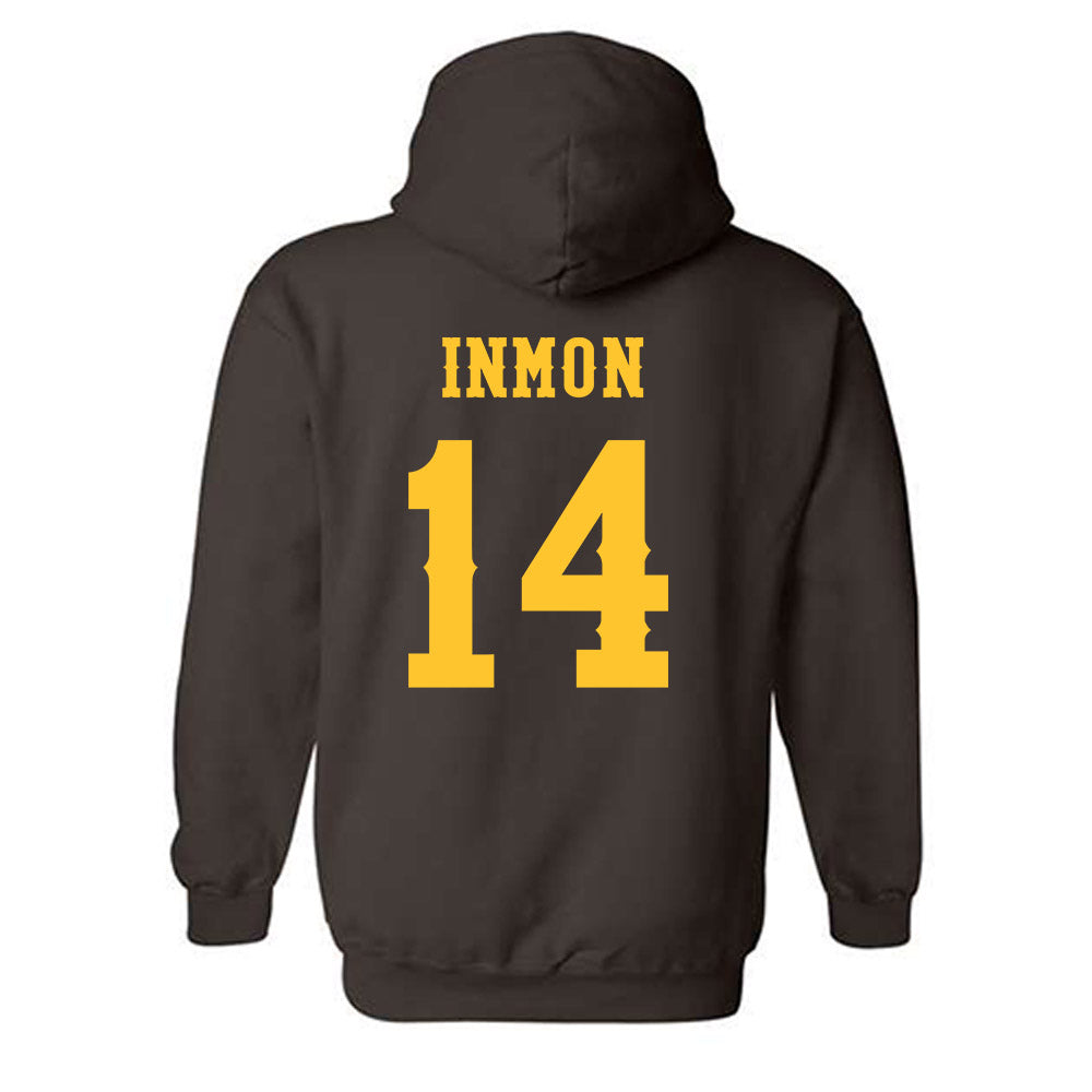Wyoming - NCAA Football : Bj Inmon - Classic Shersey Hooded Sweatshirt-1