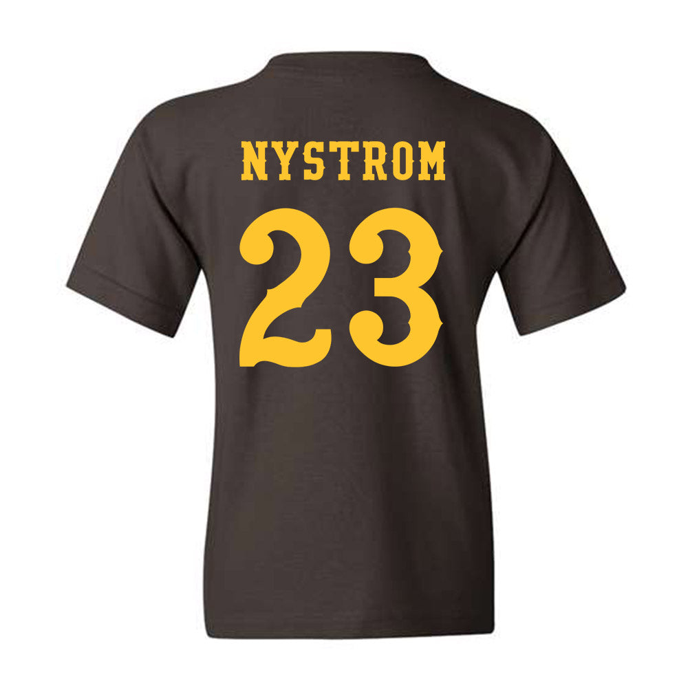 Wyoming - NCAA Football : Tyler Nystrom - Classic Shersey Youth T-Shirt
