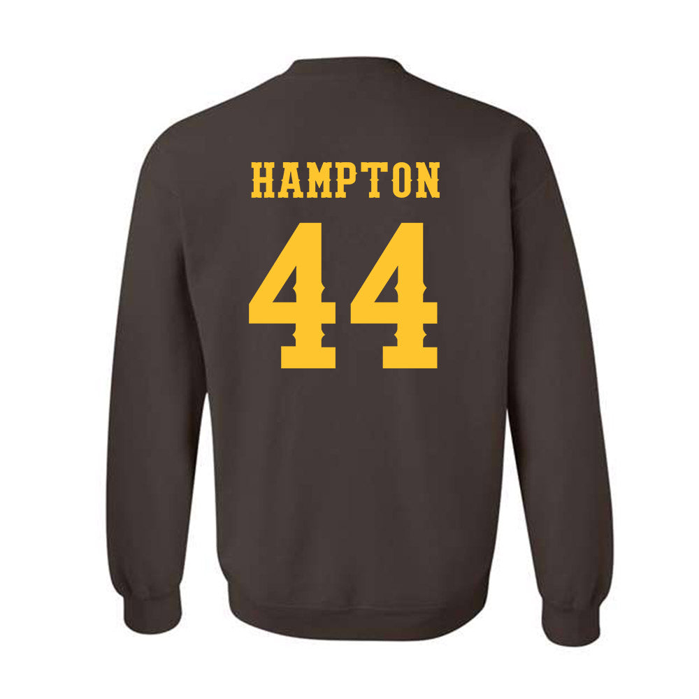 Wyoming - NCAA Football : Tyler Hampton - Classic Shersey Crewneck Sweatshirt-1
