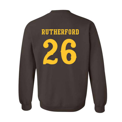 Wyoming - NCAA Football : Gary Rutherford - Classic Shersey Crewneck Sweatshirt-1