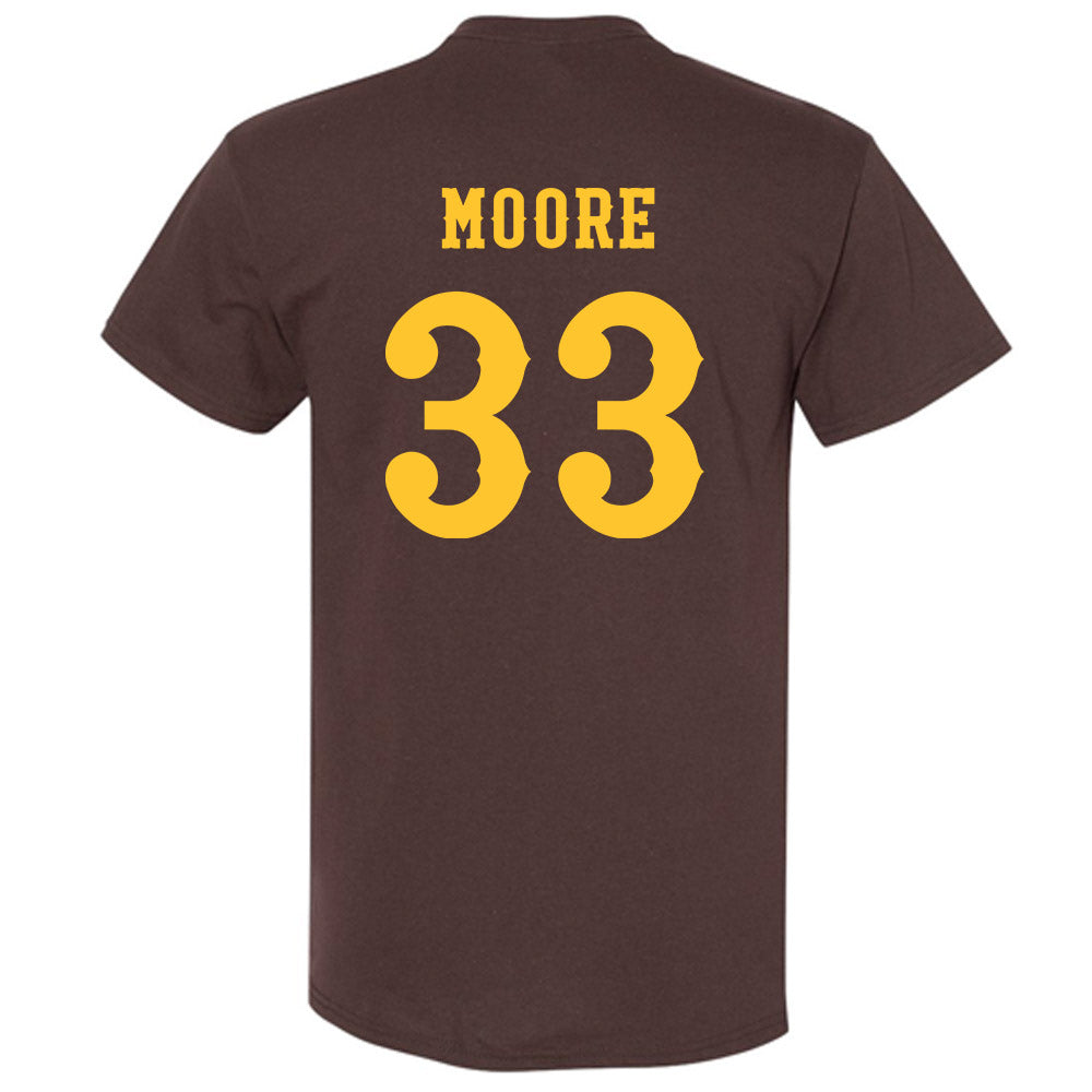Wyoming - NCAA Football : Parker Moore - Classic Shersey T-Shirt-1