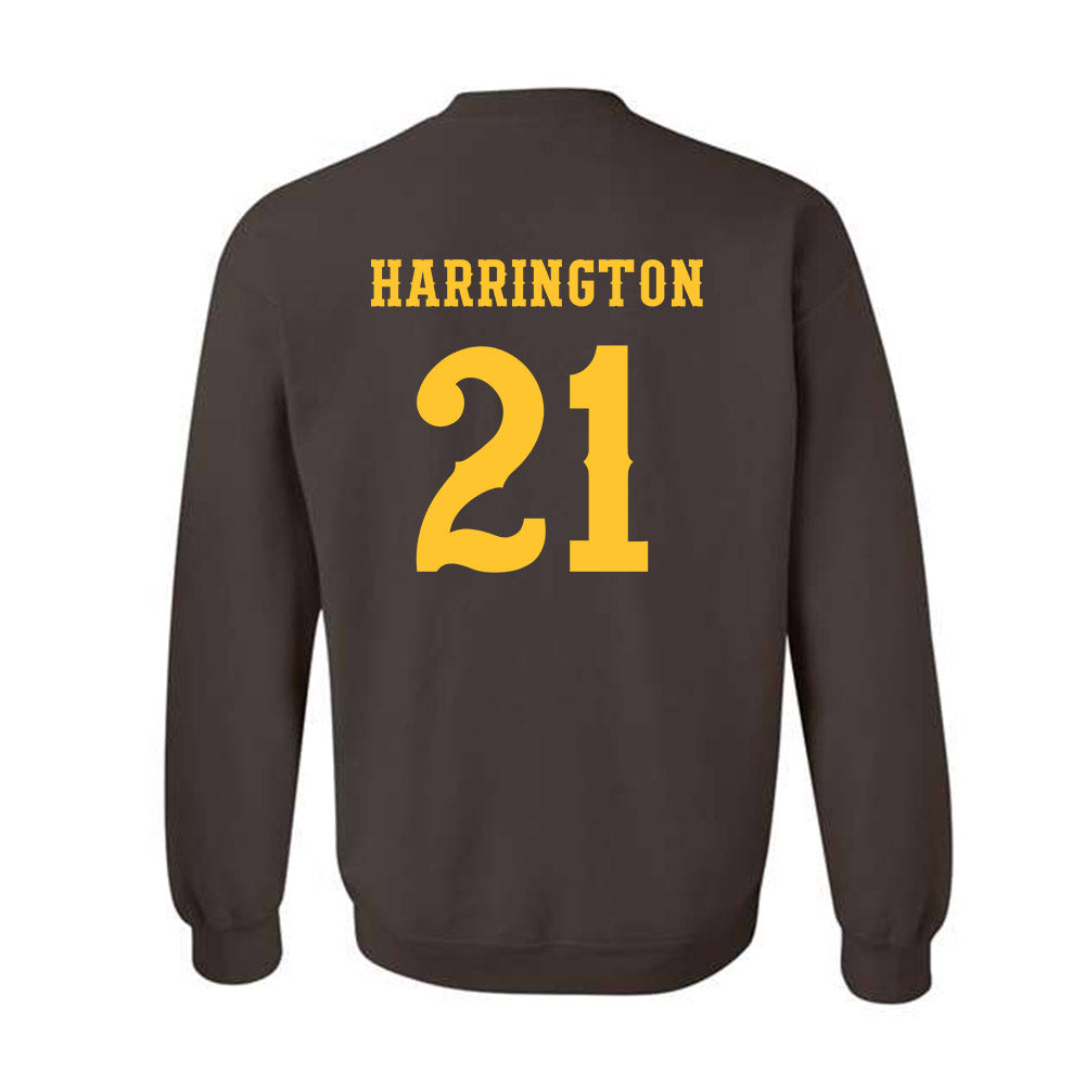 Wyoming - NCAA Women's Basketball : Katie Harrington - Classic Shersey Crewneck Sweatshirt-1