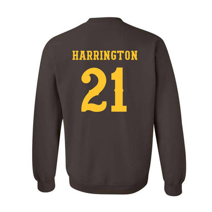 Wyoming - NCAA Women's Basketball : Katie Harrington - Classic Shersey Crewneck Sweatshirt-1