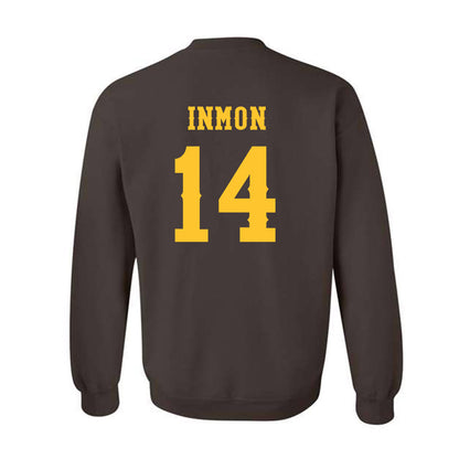 Wyoming - NCAA Football : Bj Inmon - Classic Shersey Crewneck Sweatshirt-1