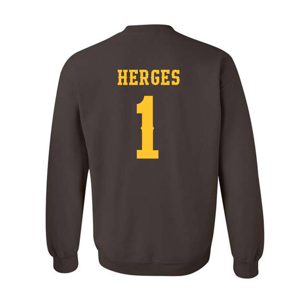 Wyoming - NCAA Women's Soccer : Julia Herges - Classic Shersey Crewneck Sweatshirt-1