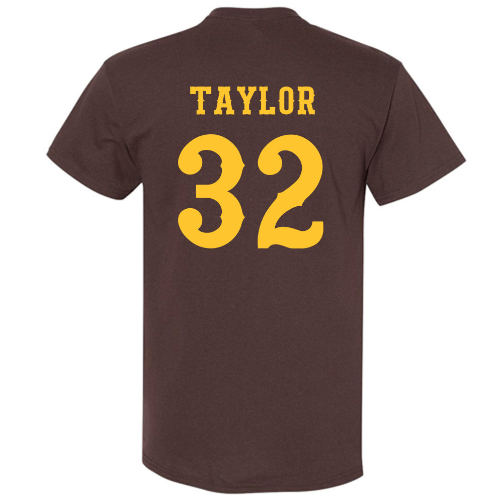 Wyoming - NCAA Men's Basketball : Talan Taylor - Classic Shersey T-Shirt-1