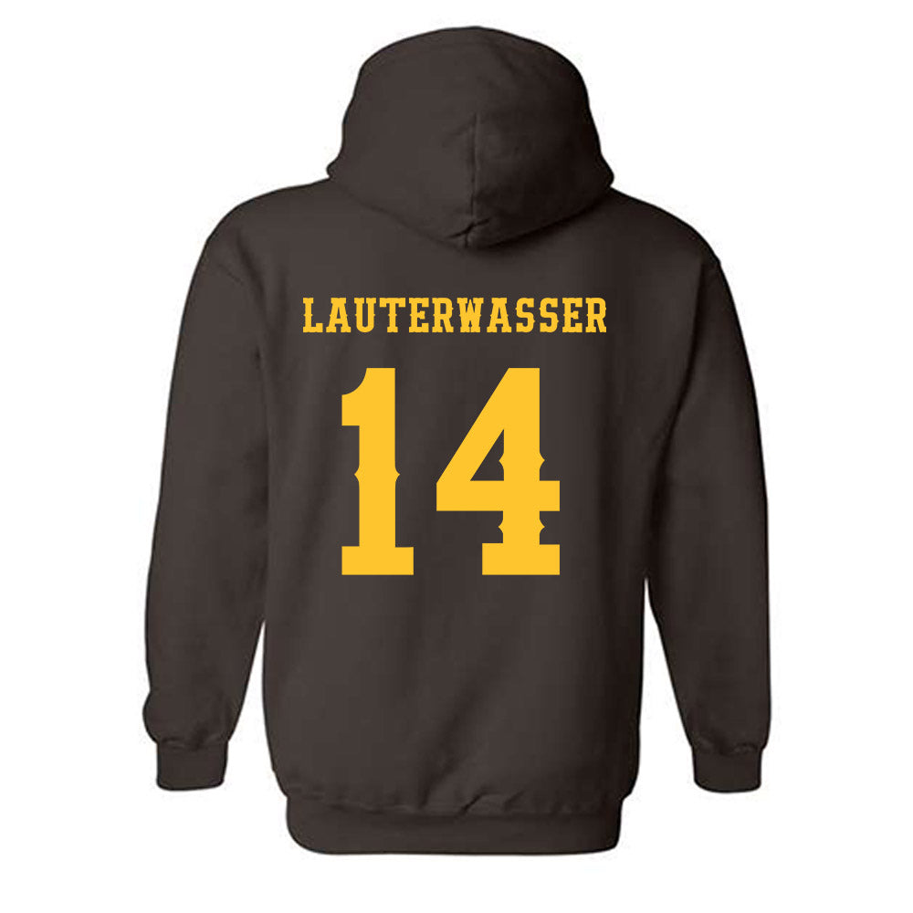 Wyoming - NCAA Women's Volleyball : Paige Lauterwasser - Classic Shersey Hooded Sweatshirt-1