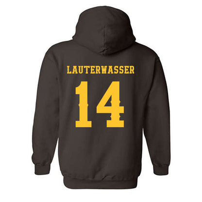 Wyoming - NCAA Women's Volleyball : Paige Lauterwasser - Classic Shersey Hooded Sweatshirt-1